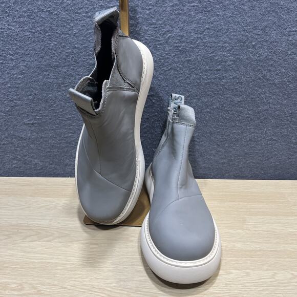 TOMS Boot Leather/Suede Hiking Boots Gray Womens Size 8.5 - Picture 6 of 9